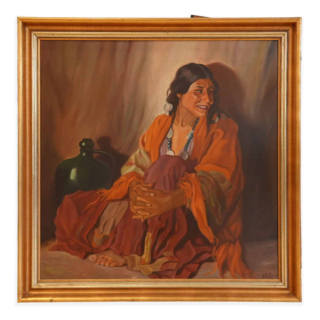 Mihail Titov "Žena s vrčem"