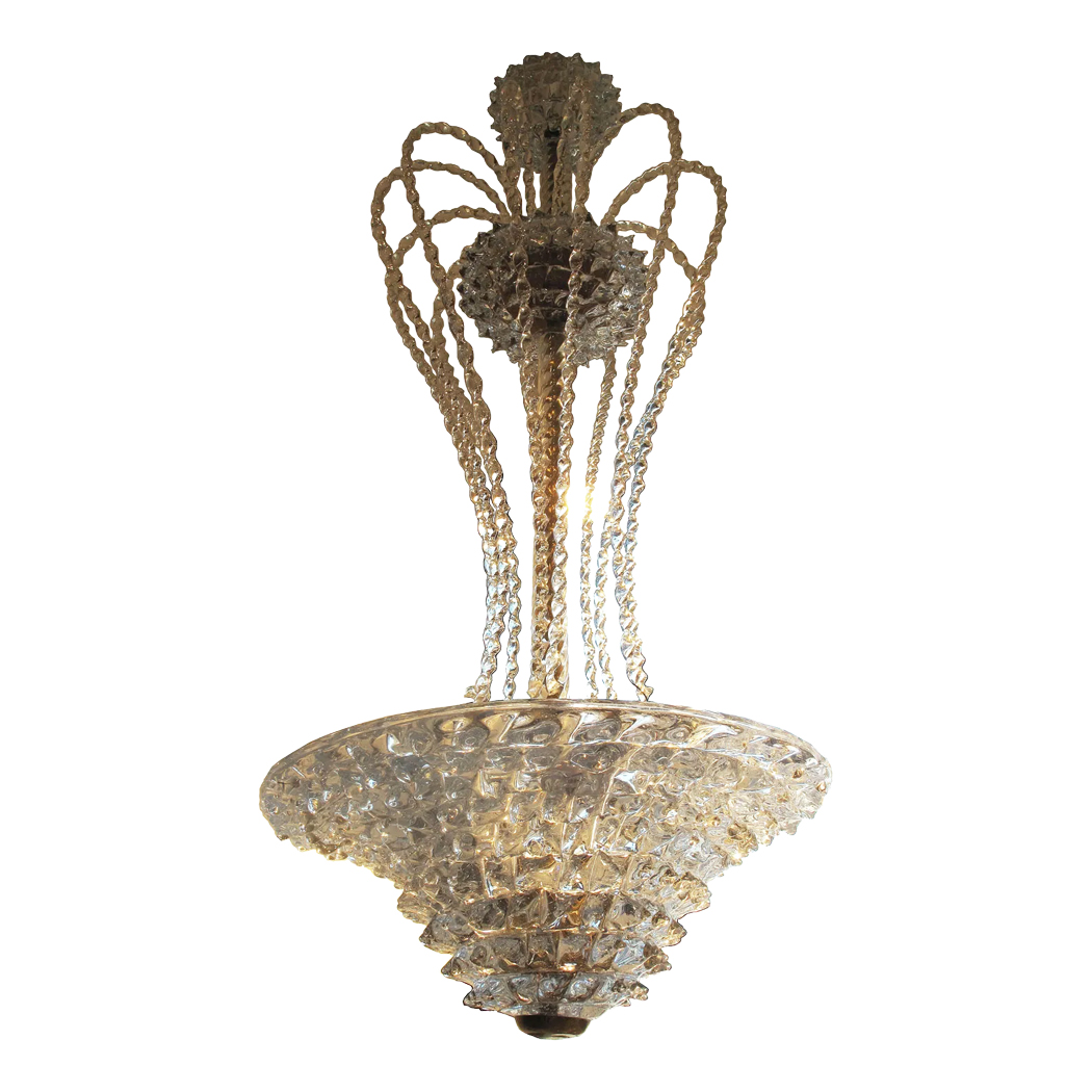 Luster, Toso e Barovier, murano staklo