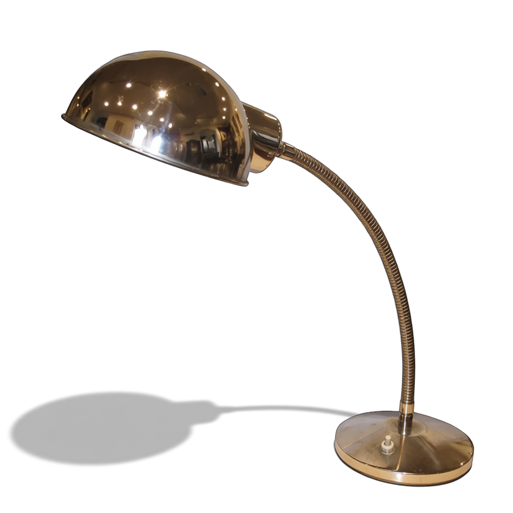 Stolna lampa, krom