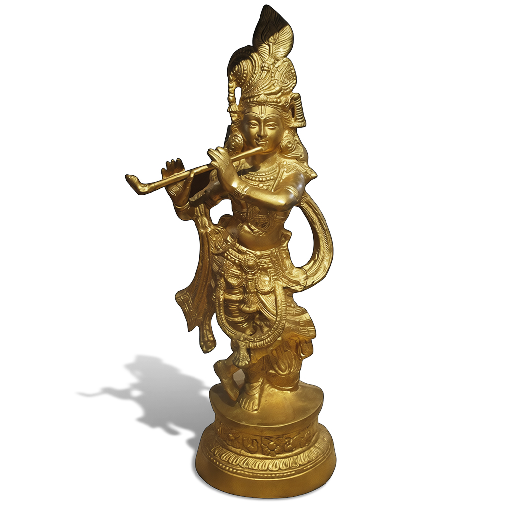 skulptura od metala "Krishna"